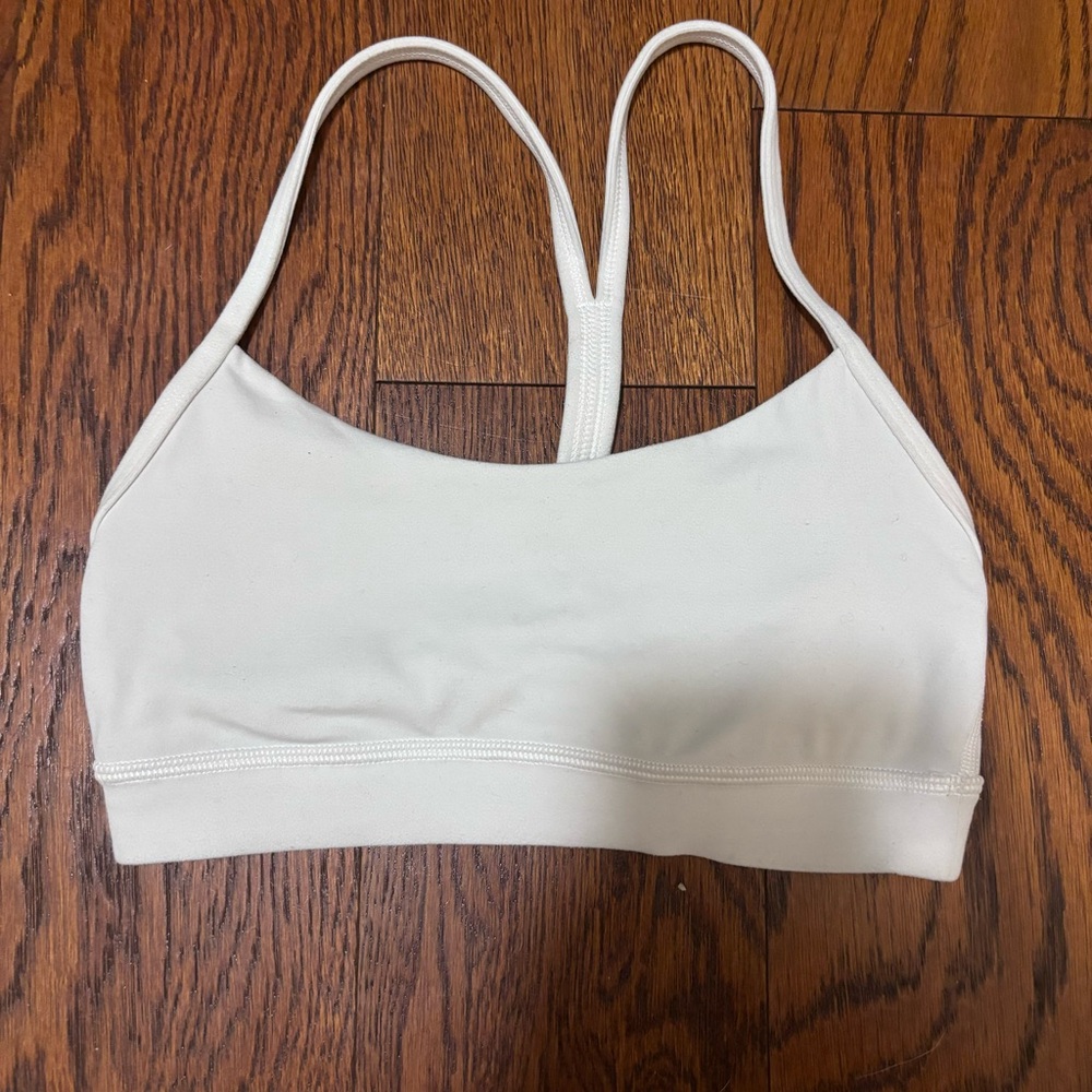 Lululemon White Sports Bra